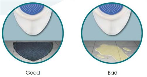 pee on bathroom floor